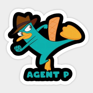 Agent P Sticker